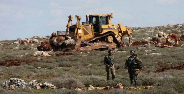 Arrasan tierras en Nablus para expandir asentamiento israelí